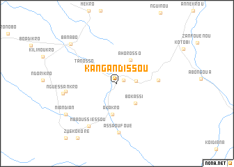 map of Kangandissou
