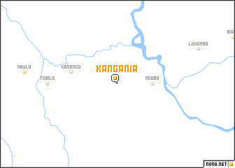 map of Kangania
