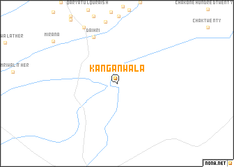 map of Kanganwāla