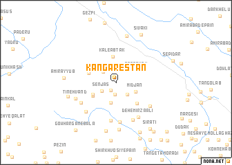 map of Kangarestān