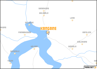 map of Kangaré