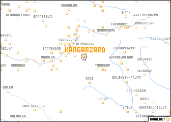 map of Kangar Zard