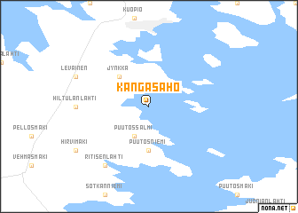 map of Kangasaho