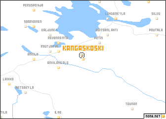map of Kangaskoski