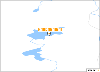 map of Kangasniemi