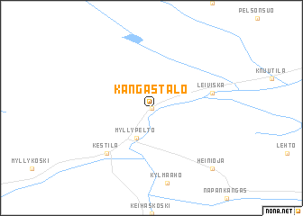 map of Kangastalo