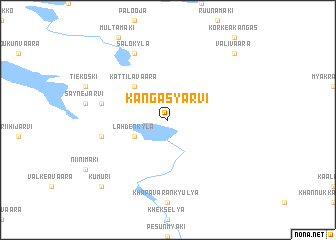 map of Kangasyarvi