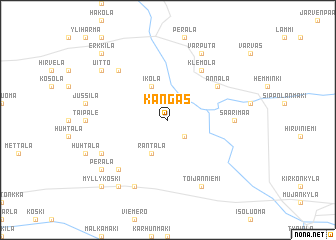 map of Kangas