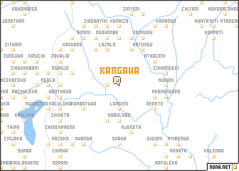 map of Kangawa