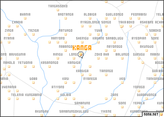map of Kanga
