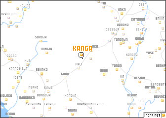 map of Kanga