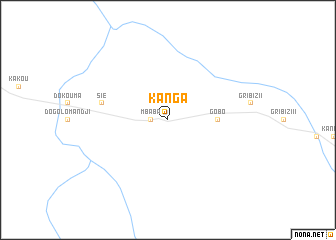 map of Kanga