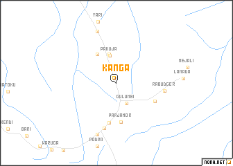 map of Kanga