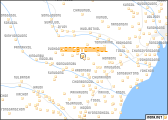 map of Kangbyŏnmaŭl