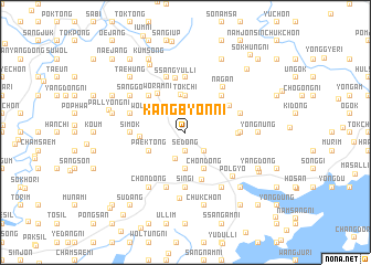 map of Kangbyŏn-ni