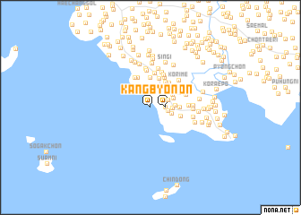 map of Kangbyŏn