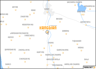 map of Kangdian