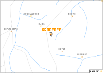 map of Kangenze