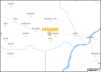 map of Kangere