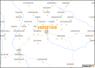 map of Kangethia
