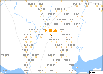 map of Kange