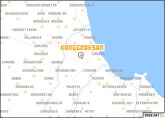 map of Kanggraksan