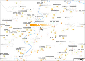 map of Kanggyŏng-gol