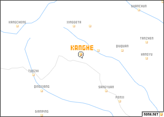 map of Kanghe