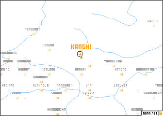 map of Kanghi