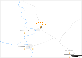 map of Kangil