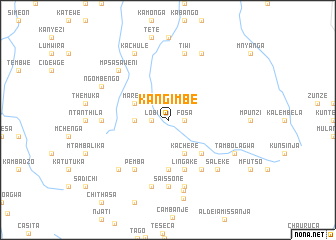 map of Kangimbe
