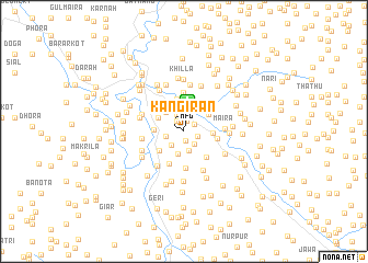 map of Kangirān