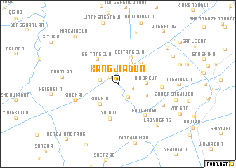 map of Kangjiadun