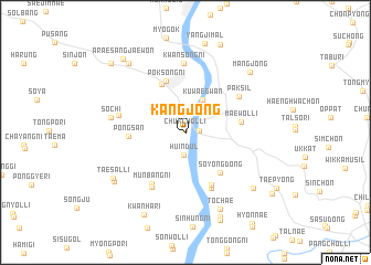 map of Kangjŏng