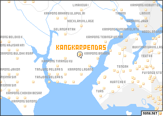 map of Kangkar Pendas