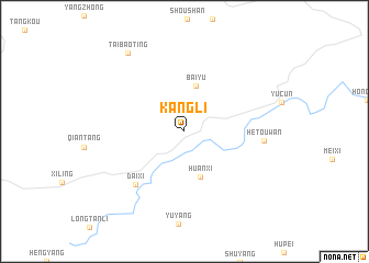 map of Kangli