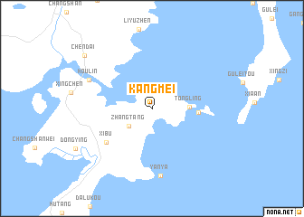 map of Kangmei