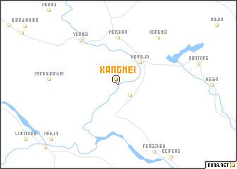 map of Kangmei