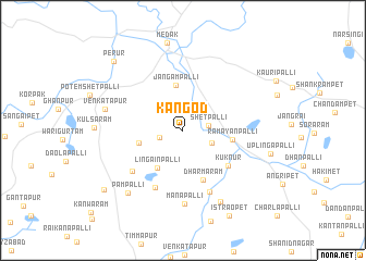 map of Kangod