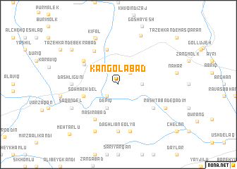 map of Kangolābād