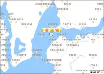 map of Kangombe