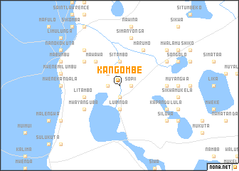 map of Kangombe