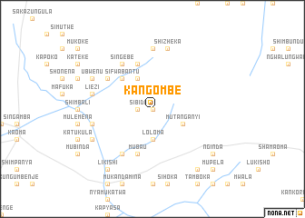 map of Kangombe