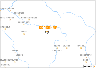 map of Kangombe