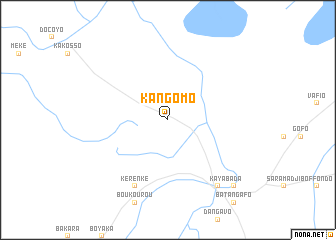 map of Kangomo