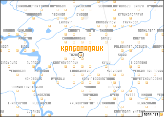 map of Kangon Anauk