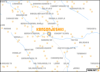 map of Kān Gonjeshkī