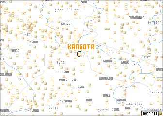 map of Kangota