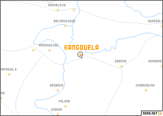 map of Kangouela