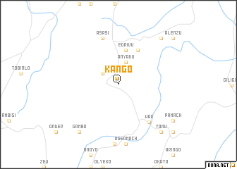 map of Kango